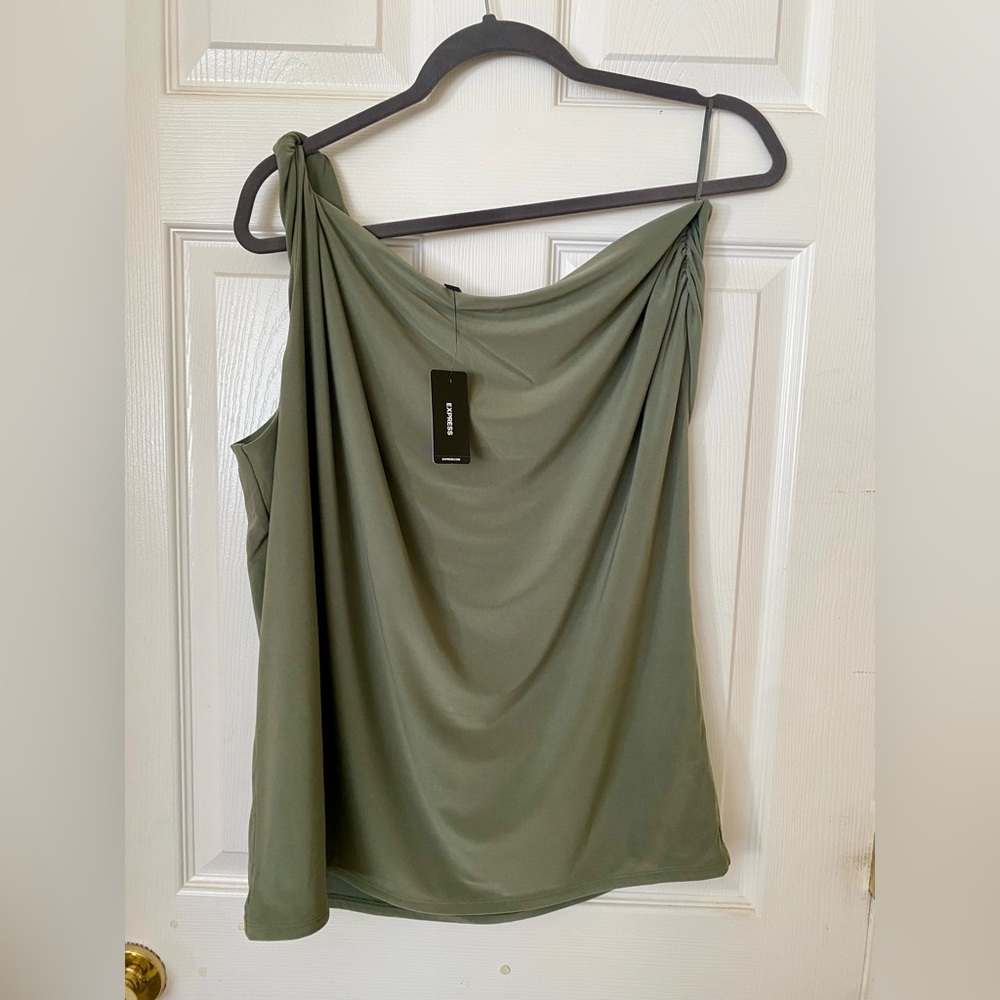 NWT Express one shoulder top